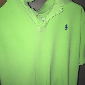 A button up polo shirt